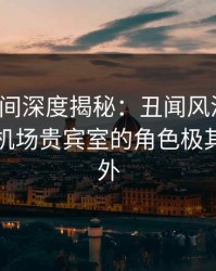 秘语空间深度揭秘：丑闻风波背后，网红在机场贵宾室的角色极其令人意外