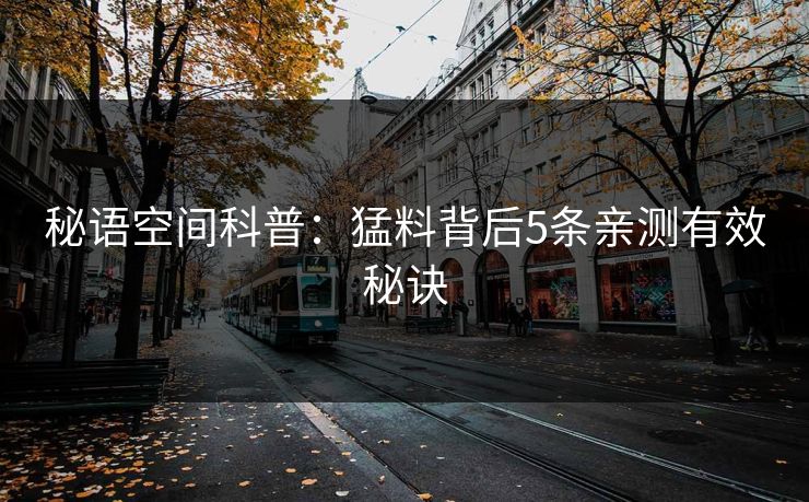 秘语空间科普:猛料背后5条亲测有效秘诀 秘语空间科普:猛料背后5条亲测有效秘诀